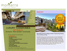 Tablet Screenshot of livemonterra.com